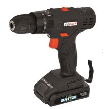 Ribimex - Perceuse/visseuse/percu "r-bat20" 2 Batteries Li-ion 20v, 2ah+chargeur+acc+malette