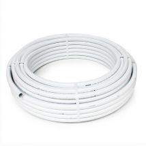 Tube Multicouche Fluxo Nu Blanc Ø26, En Couronne De 50m, Nicoll