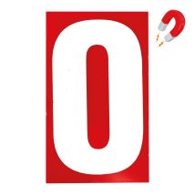 Novap - N°0 - 50x30mm Magnétique Rouge/blanc - 4345093