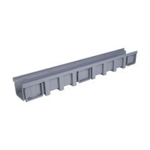 Nicoll Caniveau 1m Polypropylène Largeur 130 Gris