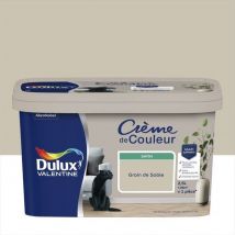 Dulux Valentine - Peinture Pour Mur, Crème De Couleur Grain De Sable Satiné 2.5 L