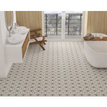 Tile - CARRELAGE RIBESALBES ROMAN FLAVIA 15x15 CM - Lot de 3m²