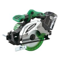 Scie Circulaire À Batterie 18v 5.0ah Li-ion Diam 165 Mm C18dslwpz Hikoki