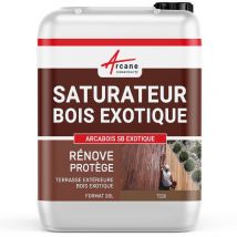 Saturateur Bois Exotique Pour Teck, Ipé, Cumaru ... : Arcabois Exotique - 20 L (jusqu'à 100 M²) - Teck - Arcane Industries