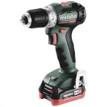 Perceuse-visseuse Sans Fil Metabo Powermaxx Bs 12 Bl 601044800 12 V 4 Ah Li-ion + 2 Batteries, + Chargeur, Brushless