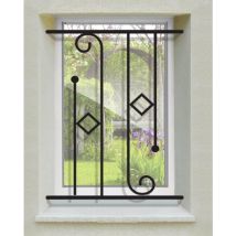 Dms - Grille De Defense Melania Pour Fenetre H= 65 Cm X L= 40 Cm (côte Tableau)