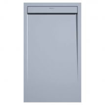 Kroos - Receveur De Douche Gris, Finition Lisse Stone Smart, Grille De Couleur - 150 X 70 Cm