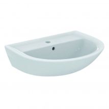Lavabo Ulysse En Porcelaine Blanche Avec Trop-plein 60x47cm - Porcher - P125601