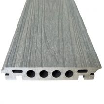 Ds Parquet - LAME DE TERRASSE COMPOSITE GREY CLIPSABLE 145X22X2200mm - Prix à la lame (0.32m²)