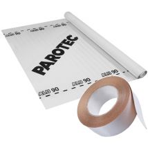 Pack Membrane Pare-vapeur Parotec Alu 90 - 1,5 X 50m + Adhesif