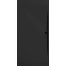 Kroos - Receveur De Douche Noir, Finition Lisse Stone Side, Grille De Couleur - 210 X 70 Cm