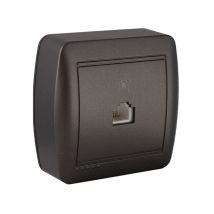 Prise Téléphone Rj11 - Série Murale Mur84ngu Solera - Graphite