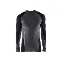 Blakläder - Haut De Sous-vêtements Blaklader Warm Laine Mérinos Gris / Noir L