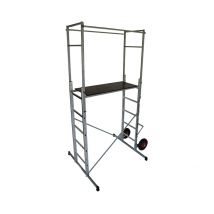 Hailo - Echafaudage Roulant De Jardin Tout-terrain 3m50 En Aluminium Selekta H350