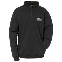 Sweat Shirt Col Camionneur Caterpillar Canyon Noir M