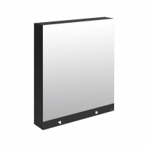 Armoire Miroir 3 Fonctions : Miroir, Sèche-mains, Distributeur De Savon Automatiques Delabie Dimensions 80 Cm