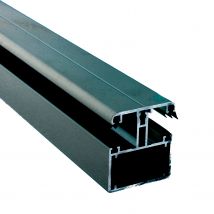 Dhaze - 2 Profils Tub60 Alu Jonction Gris 7016 Auto Portant - Ep.16/32mm - Long.4ml