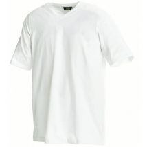 Blakläder - T-shirt Col V-blanc-s
