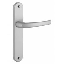 Thirard - Ensemble De Poignées Pour Porte Intérieure Sultane Sans Trou, Carré 7mm, Entr'axes 195mm, Argent