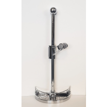 Apic - Barre De Douche Réglable Chromée Avec Support