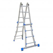 Echelle Télescopique Multiscopic 3,62m 4x3 Échelons Tubesca Comabi 94318