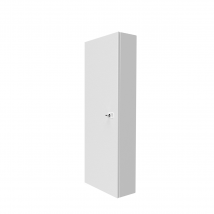 Coffret D'habillage Atole 13 Modules En Acier Blanc Avec Serrure À Clef - H. Utile : 860 Mm