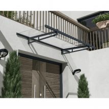 Canopia By Palram - Canopia Marquise De Porte Bremen Gris 205 X 93.5