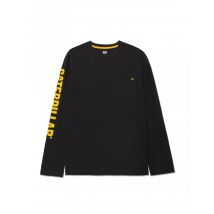 Caterpillar - Ls Tee Repeat Banner Black/ Yellow Taille Xl