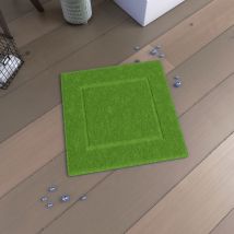 Galedo - Tapis De Bain 60x60 Antidérapant Et 100% Coton - Veloute Vert