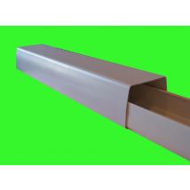 Mc Distribution - Goulotte OPTIMAL - Longueur: 2000 mm - Largeur: 80 mm - Hauteur: 60 mm - Blanc
