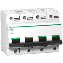 Disjoncteur Schneider - C120n - 4 Pôles - 80 Ampères - Courbe C - Schneider Electric A9n18373