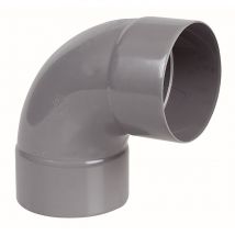 Coude Pvc Double Femelle 87°30 D125 Wavin 3026051