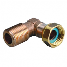 Raccord Coudé Gurtner 90° Laiton Mâle Femelle - Écrou 15x21 - 24217n.k