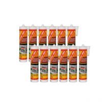 Lot De 12 Colles Pour Assemblage De Petits Barbecues En Pierre - Sika Sikacolle Bbq - Beige Clair - 500g