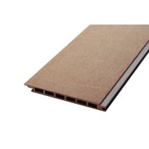 Mccover - Lame De Bardage Bois Composite Alvéolaire - Beige Clair, E: 1.5cm, L: 17.1 Cm, L: 270 Cm, Couverture: 0.461m²