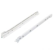 Coulisse À Galets 30kg Blanc Crème Sortie Simple 250mm - Blum - Cou230250bc