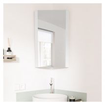 Mob In - Armoire de toilette d'angle blanche 25.2 x 70 cm CLEO