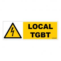 Novap - Panneau Danger Local Tgbt - Rigide 450x150mm - 4062945