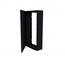 Coffret D'habillage Atole 13 Modules En Acier Noir - H. Utile : 610 Mm
