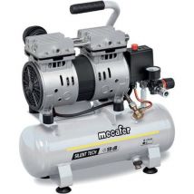 Mecafer Compresseur Silencieux - 425513 - 6l - 0,5hp - Gris