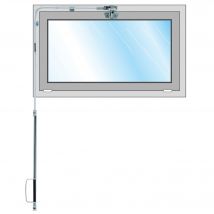 Groom - Ferme-imposte Liobal 500 complet 3000mm - GROOM - GRDKF0503