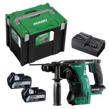 Perforateur Burineur Sds-plus 18v 2,6 J (2x5,0 Ah) - Hikoki Dh18dblwpz