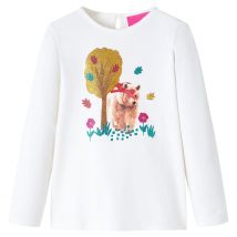 Vetonek - Camiseta Infantil De Manga Larga Color Crudo 92