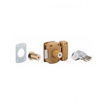 Thirard - Verrou À Double Entrée Cobra Pour Porte D'entrée Vitrée, Cylindre À Pompes Ø23x45mm, 60x90mm, 4 Clés
