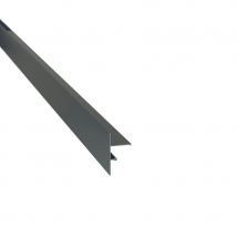 Profilé De Finition Clipsable Pour Terrasse Sur Plots - Jouplast - Gris Anthracite - 70mm