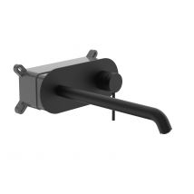 Kramer - Mitigeur Lavabo Encastrable Noir, Avec Boitier D ́encastrement, Colors