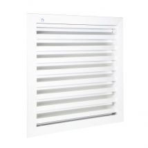 Grille De Ventilation 200x200mm Aluminium Blanc Ral9010 Renson 411226