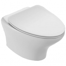 Wc Suspendu Sans Bride Jacob Delafon Nouvelle Vague + Abattant Economie D'eau