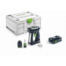 Festool - Perceuse-visseuse sans fil C 18 Basic 4.0 - Sans batterie