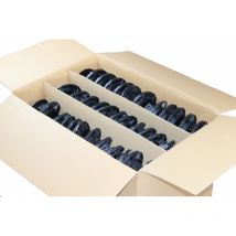 Mccover - CARTON DE 80 PLOTS RÉGLABLES 66 À 145 MM POUR TERRASSE BOIS ET COMPOSITE Noir